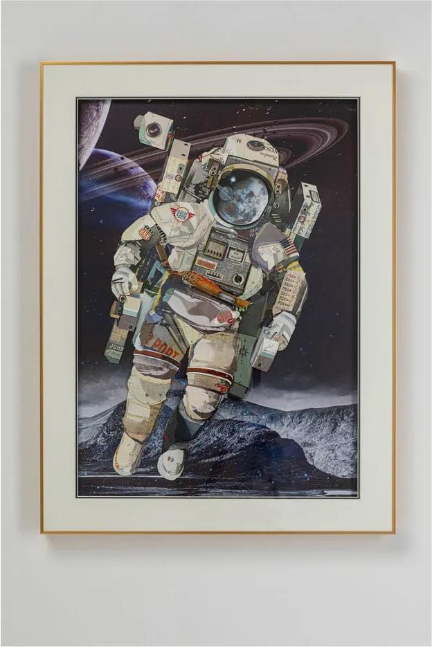Obraz v ráme Kare Design Astronaut, 100 × 75 cm
