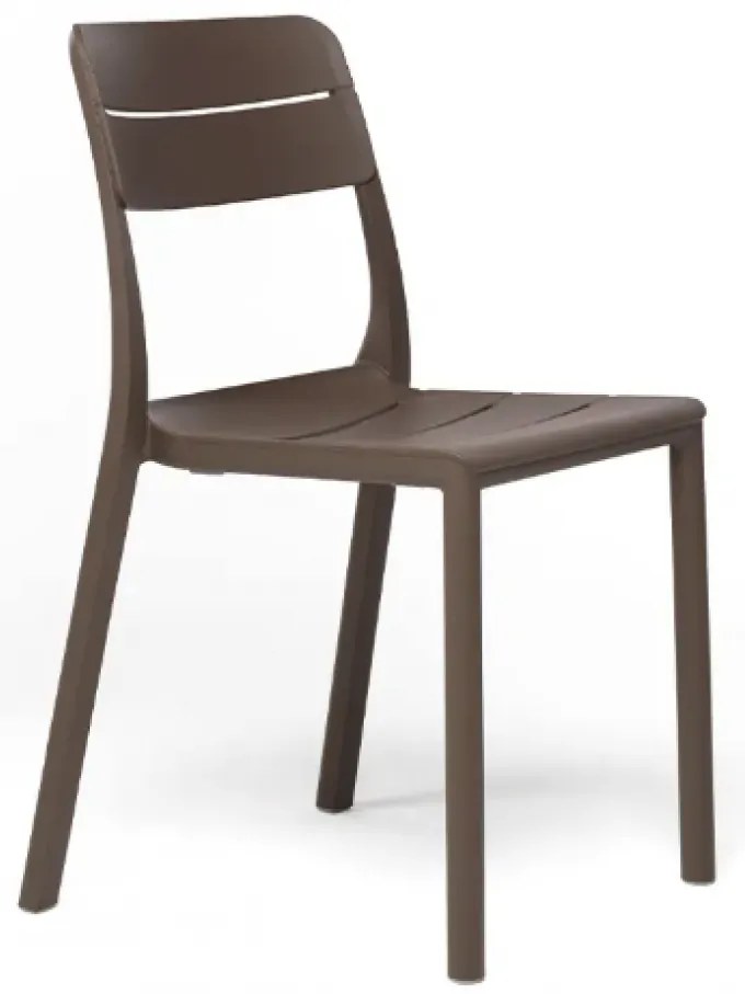 CASSIA BISTROT záhradná stolička tabacco