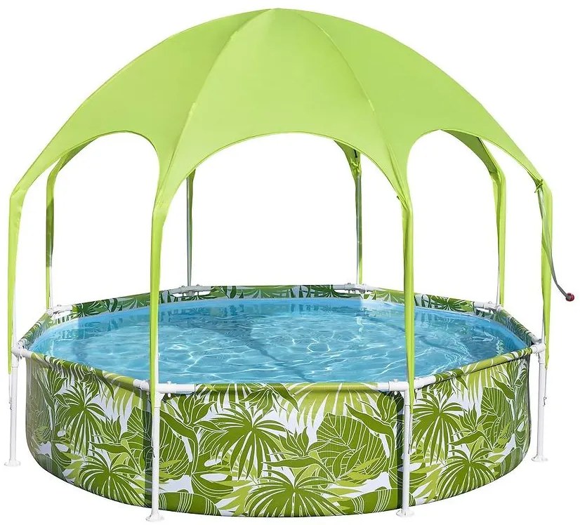 Detský bazén rámový so strešnou UV ochranou 56432