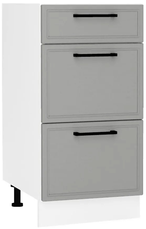 Kuchynská skrinka Emily D40S/3 Dast Grey