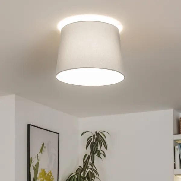 Univerzálne tienidlo KERIA, priemer 30 cm, sivé