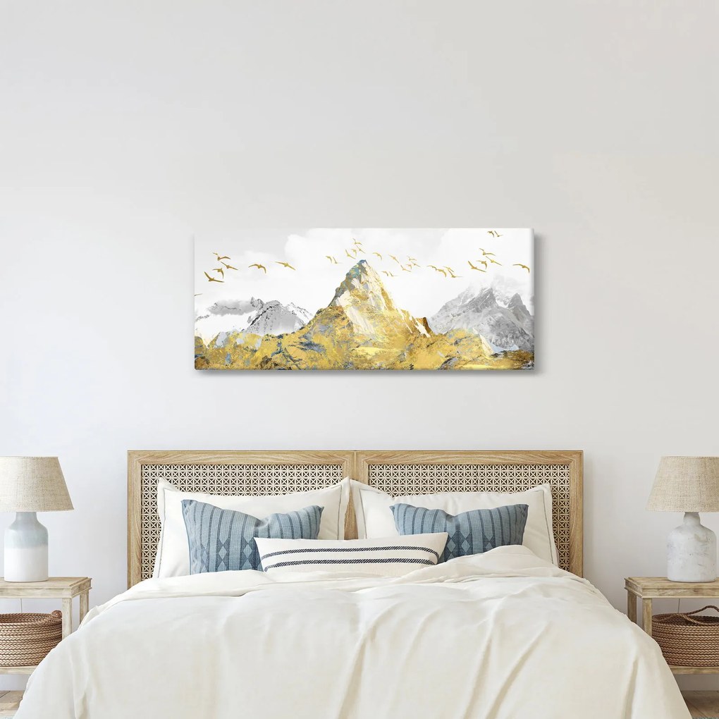 Obraz - Zlatá hora (120x50 cm)