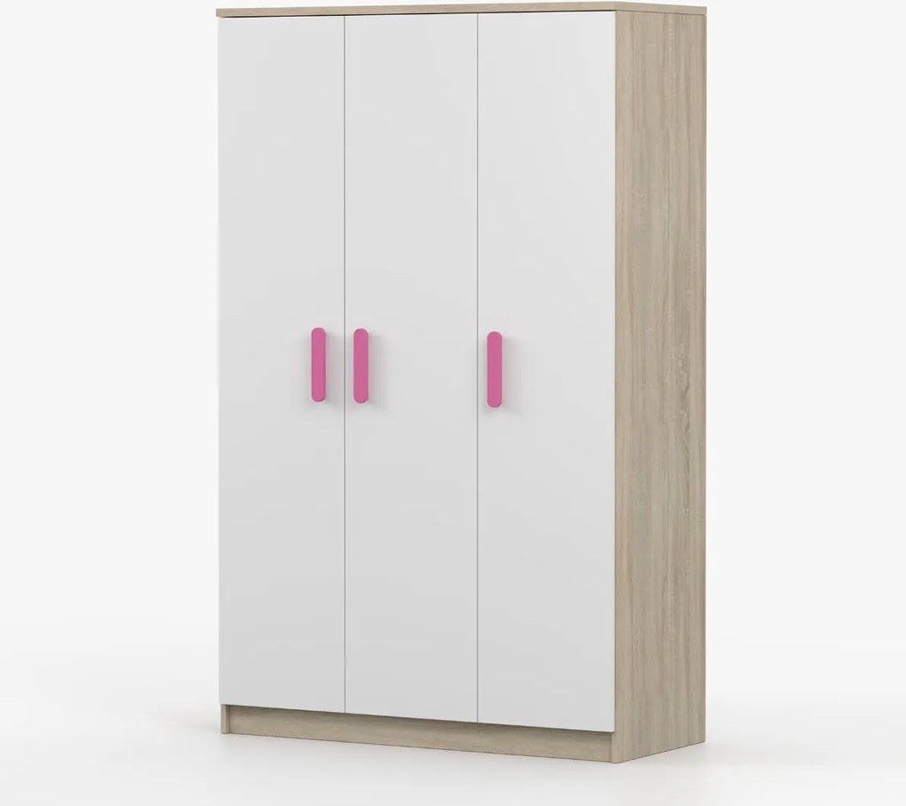 Šatníková skriňa SCOUT 2 - dub sonoma/biela (viac variant)