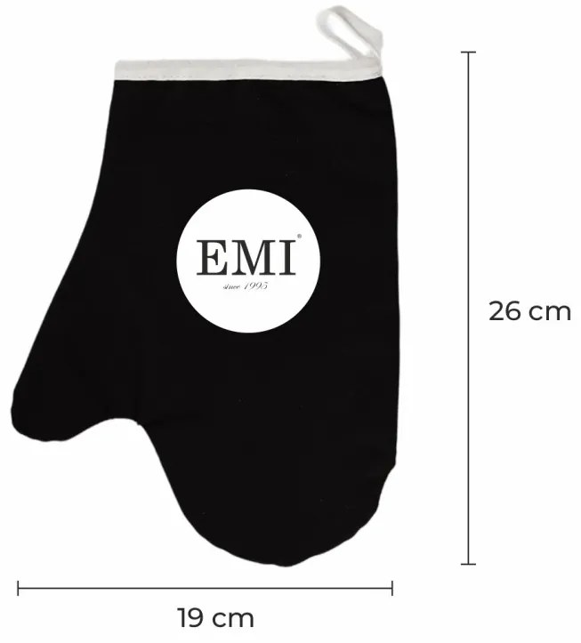 Kuchynská rukavica s vlastným logom EMI, červená