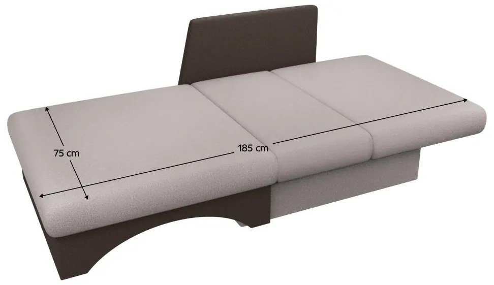 Kreslo Kubosik new (béžovosivá Taupe + hnedá) (P). Vlastná spoľahlivá doprava až k Vám domov. 1119735