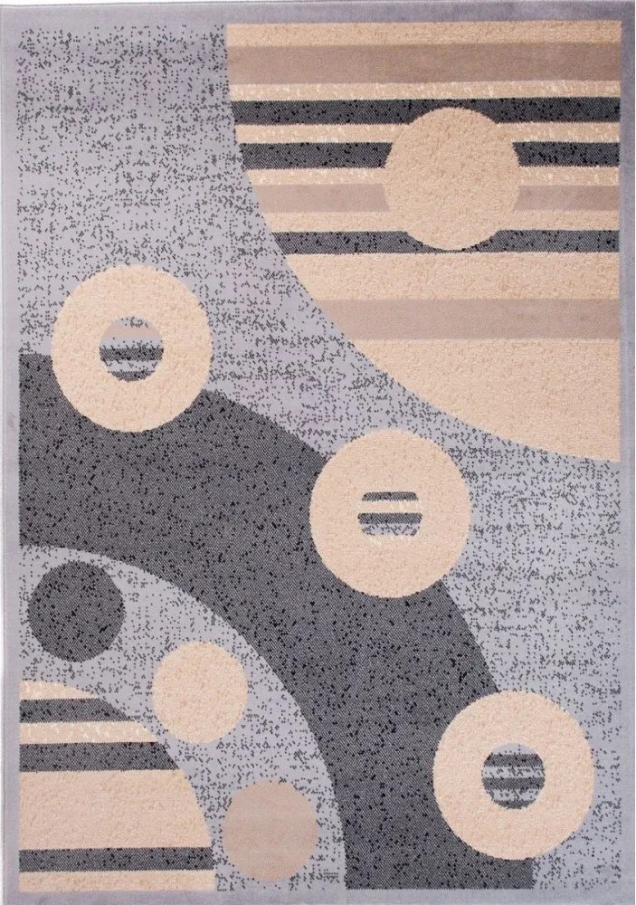 Kusový koberec PP Hans sivý, Velikosti 130x190cm