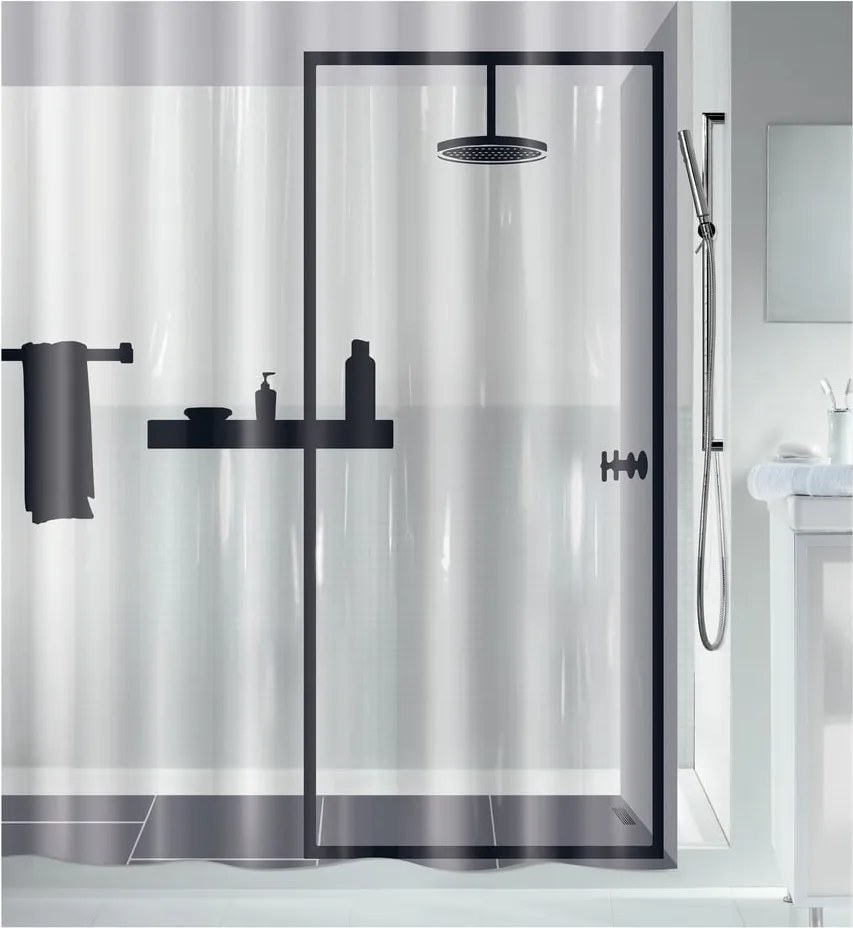 Sprchový záves 180x200 cm Illusion – Spirella
