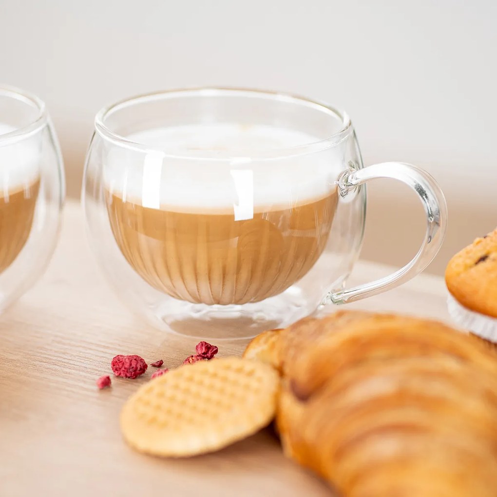 4Home Termo pohár na cappuccino Hot&Cool 270 ml, 2 ks