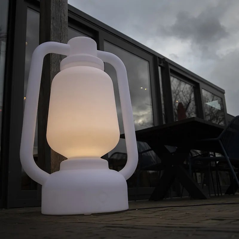 Stojacia lampa biela 110 cm IP44 - Storm Extra Large