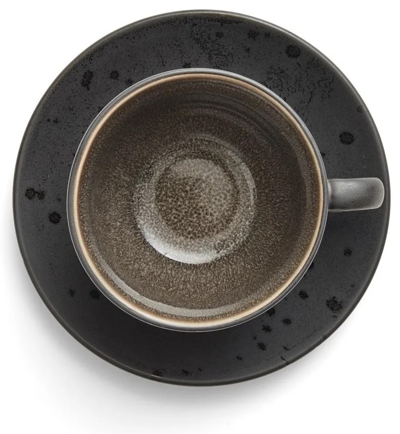 Čierne/tmavomodré keramické šálky v súprave 4 ks 240 ml Gastro Black/Mix – Bitz