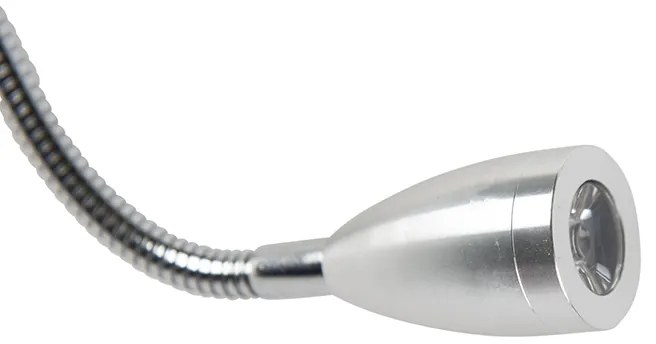 Moderná nástenná lampa biela s bielym tienidlom - Brescia