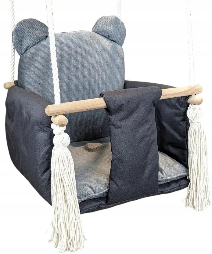 Detská hojdačka LULLABY - GRAFITOVÁ