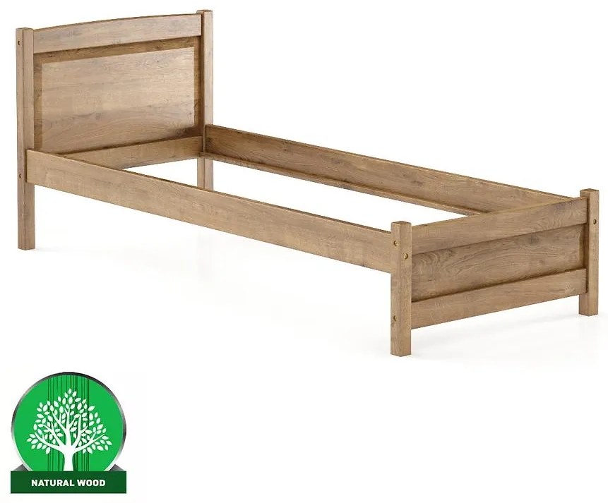 Posteľ borovica LK125–80x200 dub