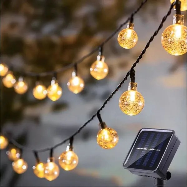 LED Solárna reťaz 6,9m 50xLED/1,2V