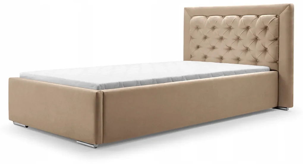 Čalúnená posteľ Valerie 90x200 Farba: Sivá