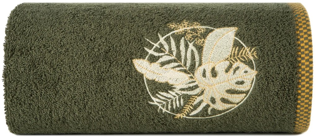 FROTÉ UTERÁK PALMS 70X140 CM OLIVOVÁ