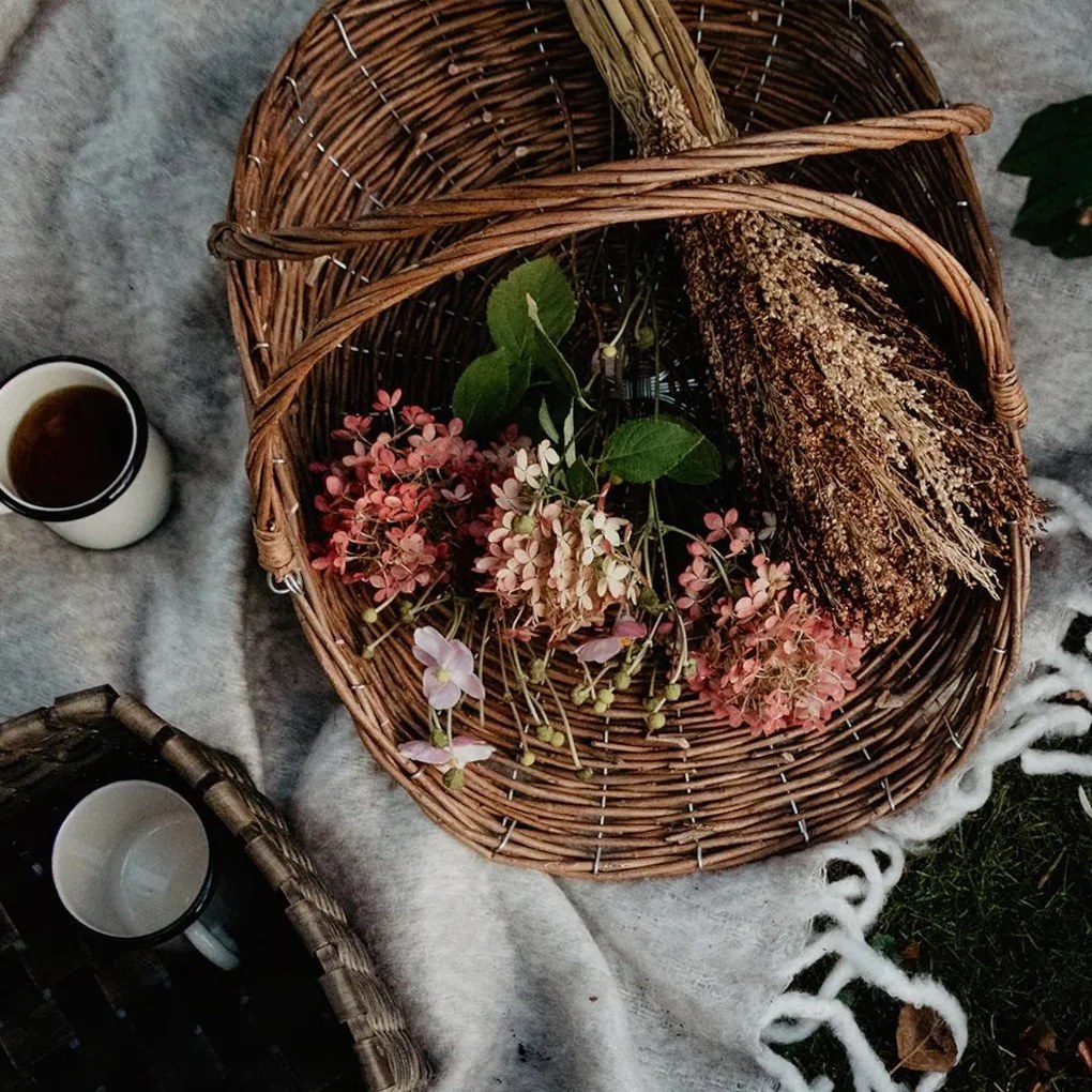 Strömshaga Prútený kôš Harvest Basket Iris
