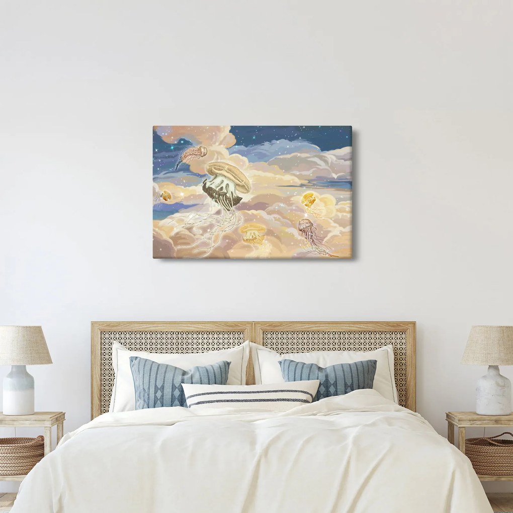 Obraz - Nebeské medúzy (90x60 cm)
