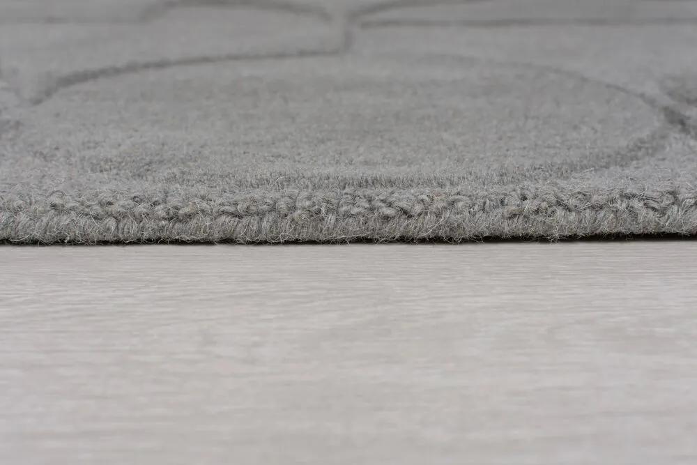 Flair Rugs koberce Kusový koberec Moderno Gigi Grey kruh - 160x160 (priemer) kruh cm