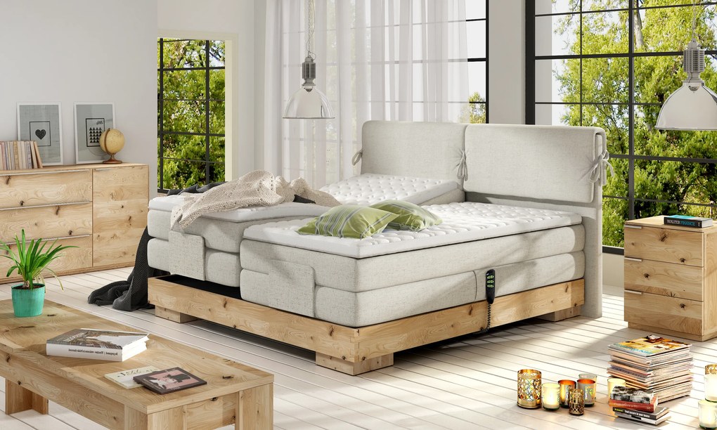 Luxusná box spring posteľ Valle 140x200