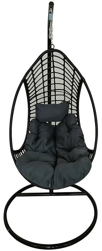 Hojdacie kreslo Ekaterina hnedá