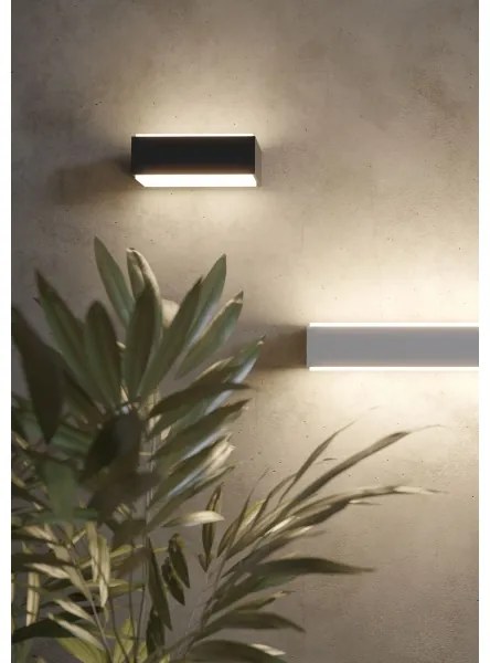 Redo 90402 - LED Vonkajšie nástenné svietidlo DASH LED/9W/230V 4000K IP65 antracit