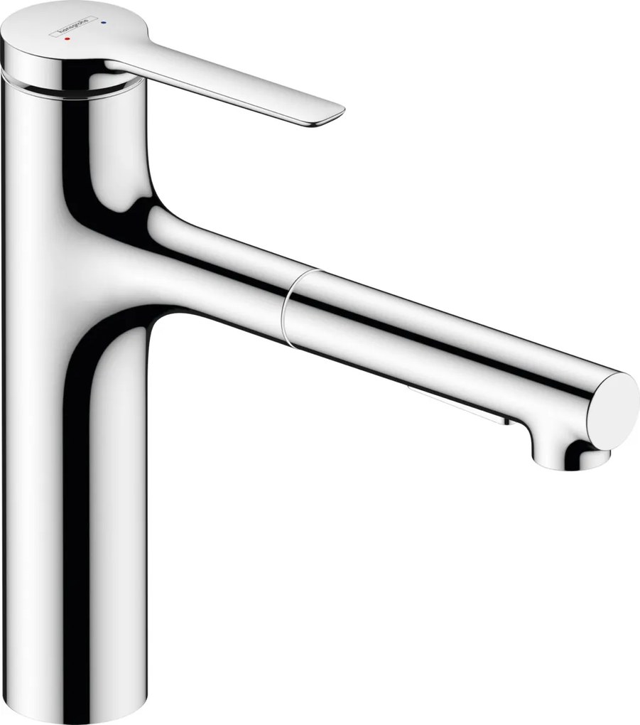 Hansgrohe Zesis M33, páková kuchynská batéria 160, vyťahovacia sprška, 2jet, chrómová, HAN-74822000