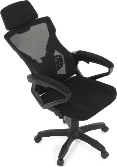 Kancelárska stolička čierna KA-R223 BK