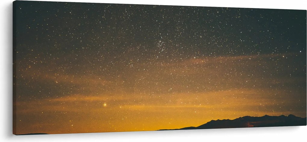Obraz hviezdneho neba (120x50 cm)