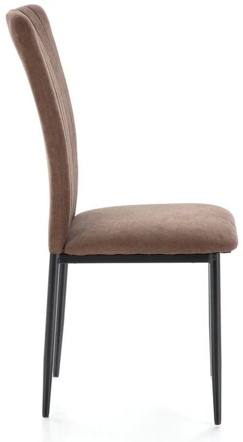 Hnedé jedálenské stoličky v súprave 4 ks Holly – Marckeric