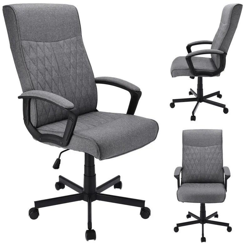 Dekorstudio Kancelárske otočné kreslo COMFORT - sivé