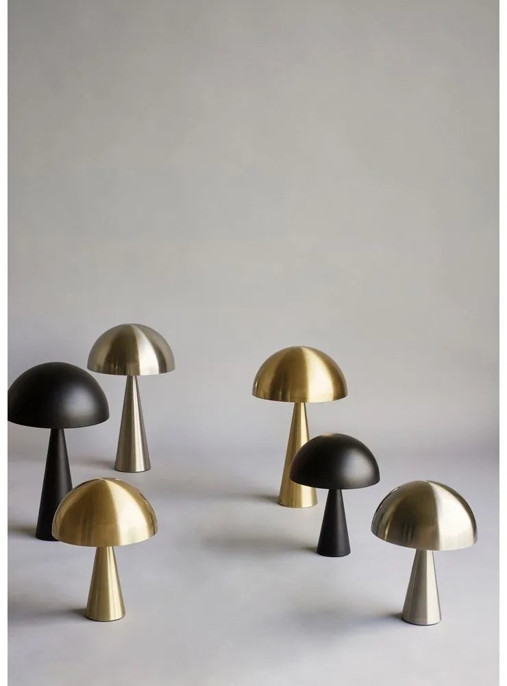 Čierna stolová lampa Hübsch Herho