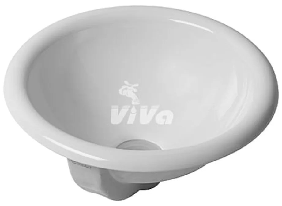 Duravit Architec - Vstavané umývadlo, priemer 400 mm, biele 0318400000
