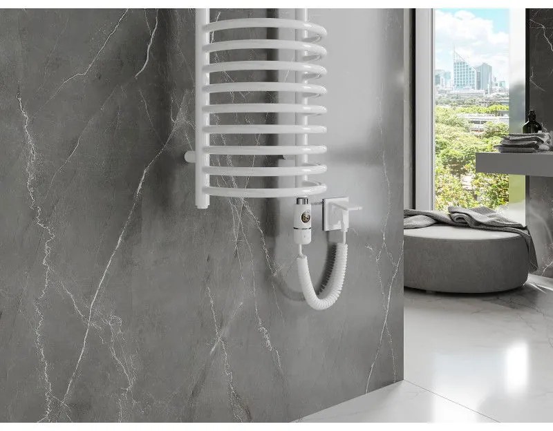 Mexen Eros, elektrické vykurovacie teleso 900 x 318 mm, 300 W, biela, W112-0900-318-2300-20