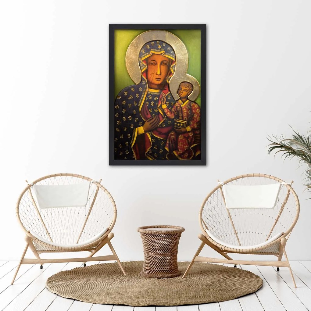 Gario Plagát Matka Božia Čenstochovská Farba rámu: Bez rámu, Rozmery: 70 x 100 cm