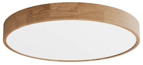 Stropné svietidlo so senzorom CLEO 6xE27/24W/230V pr. 80 cm dub