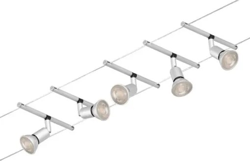 Paulmann 94442 - SADA 5xGU5,3/10W Bodové svietidlo SALT 230V matný chróm