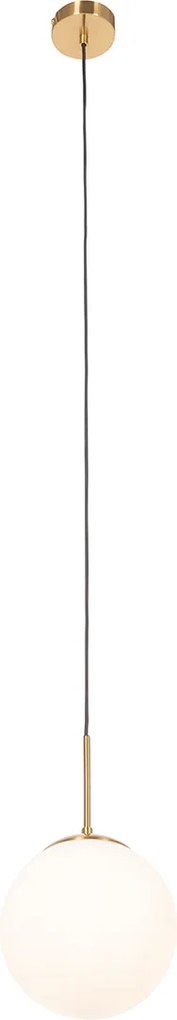 Inteligentné závesné svietidlo zlaté s opálovým sklom vrátane Wifi P45 - Flore