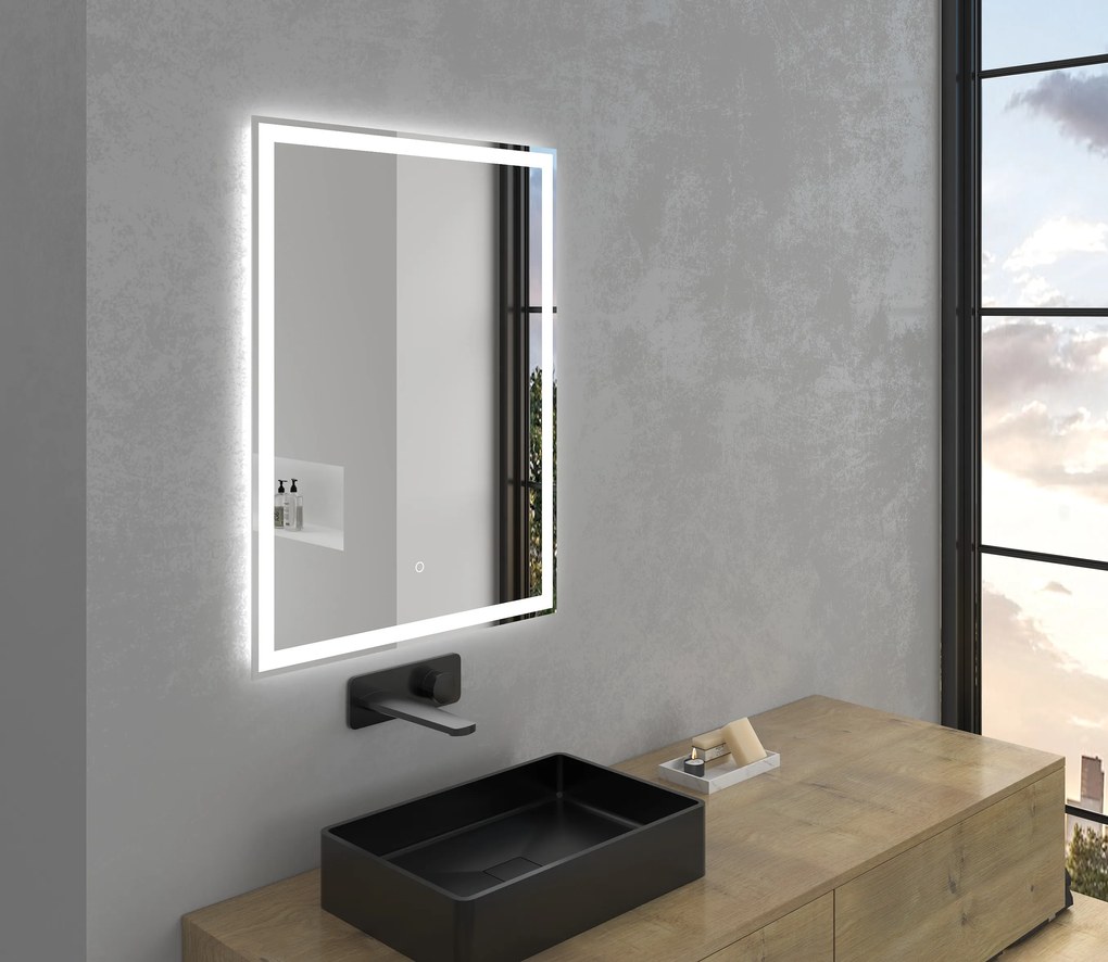 Cerano Interno, kúpeľňové LED zrkadlo 60x80 cm, CER-CER-429361