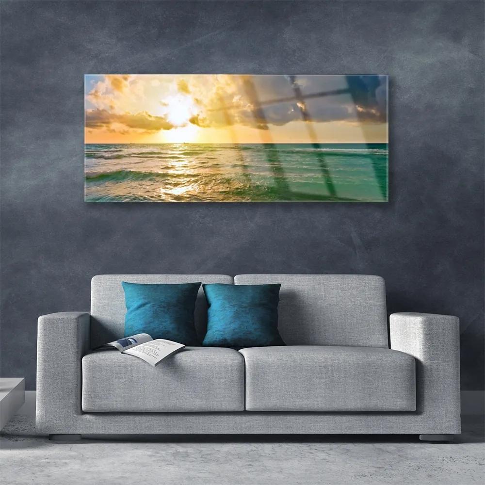 Obraz plexi More západ slnka 125x50 cm