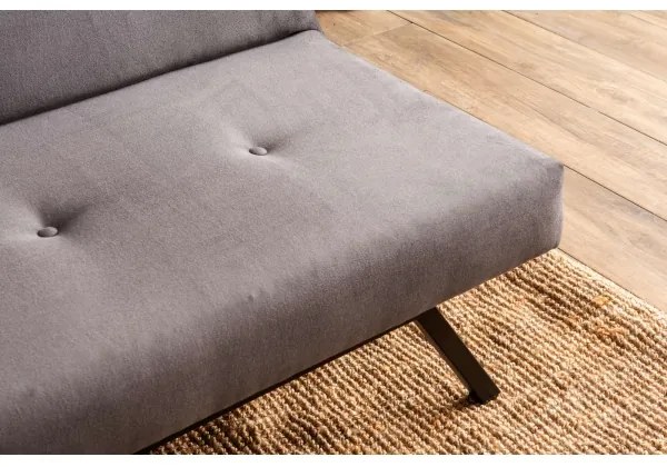 Dvojmiestna rozkladacia pohovka BAKU sivá