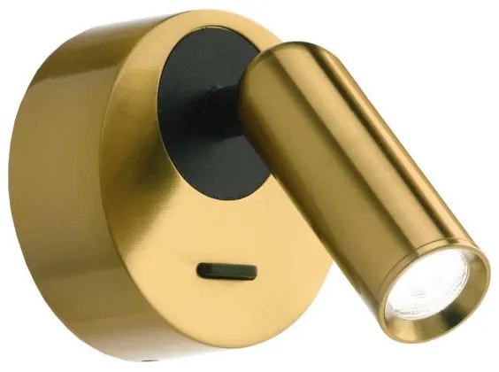 Ideal Lux - LED Nástenné bodové svietidlo BEAN LED/3W/230V CRI 90 mosadz