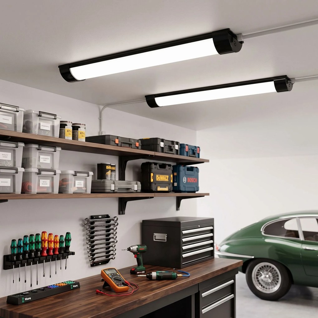 Toolight Toolight, JNH053-18N, lineárne LED svietidlo 60 cm, 18 W, 4000 K, čierna, OSW-56249