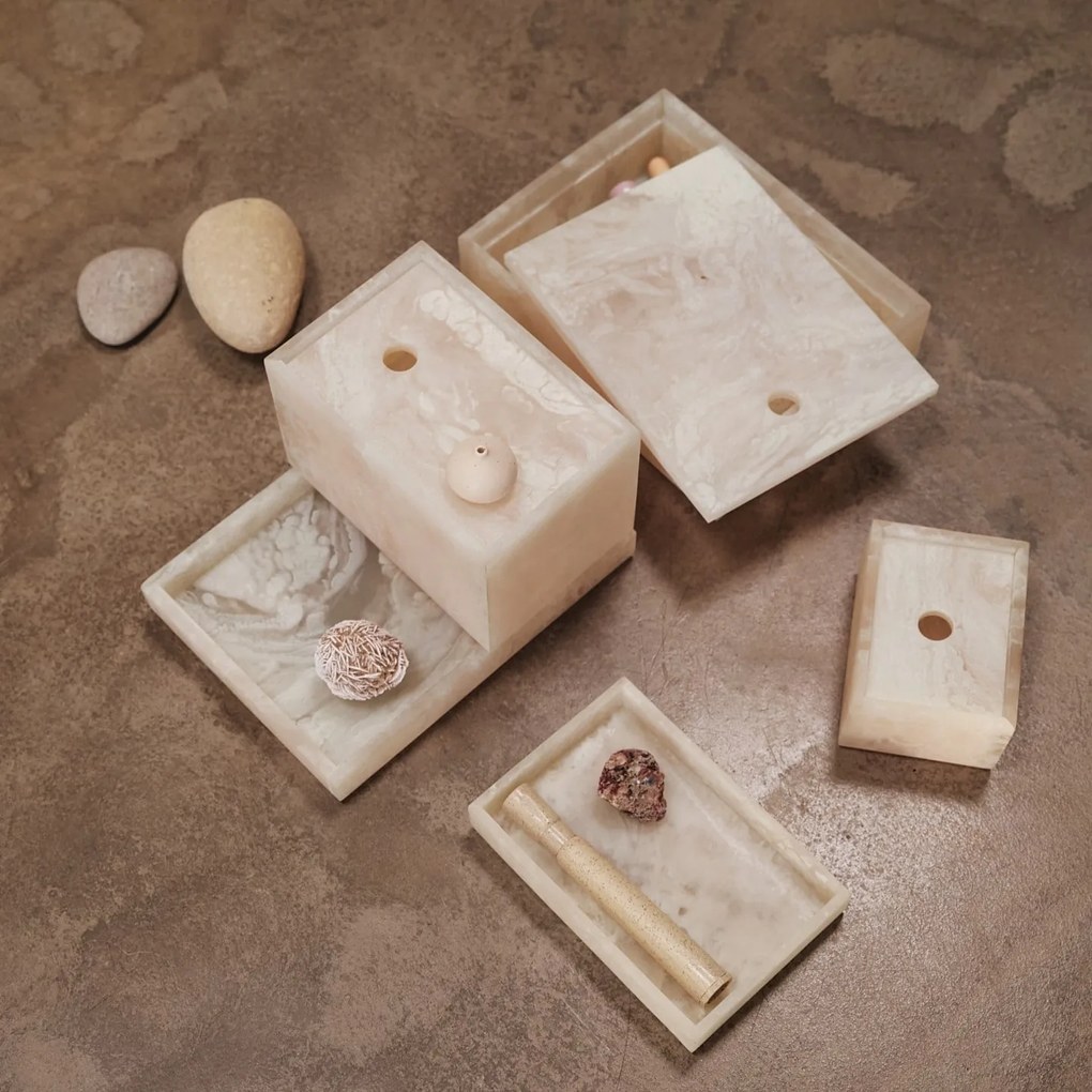 Ferm Living Úložný box Mist Pearl 15 x 20 cm