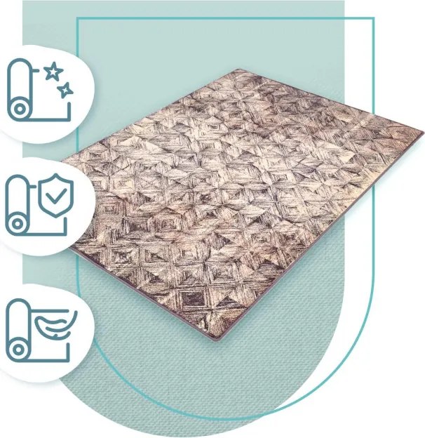 Koberec Agnella Isfahan Estera Antracit