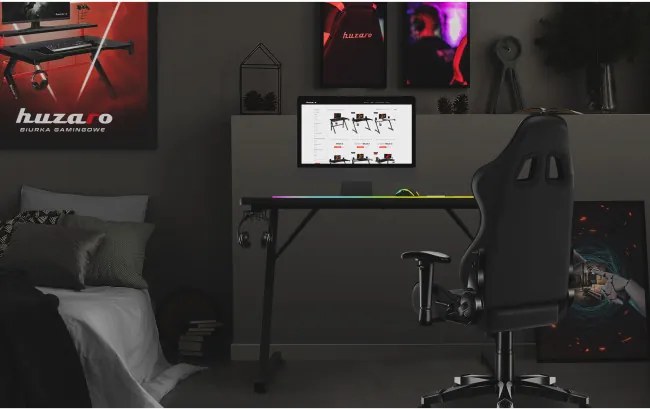 Herný stôl Hero - 1.8 čierny