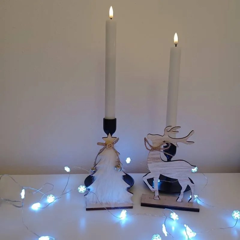 DECOLED Dekorácia, jeleň, 10,5 x 3,5 x 15,2 cm