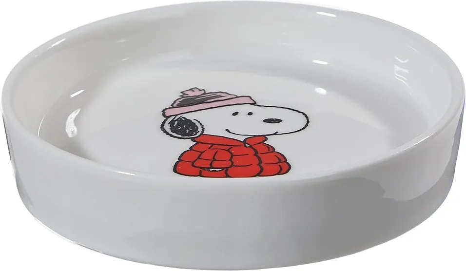 PEANUTS Talířek na šperky kulatý Snoopy v kabátku 10 cm