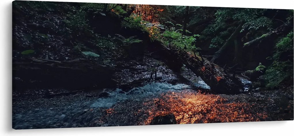 Obraz horskej riečky (120x50 cm)