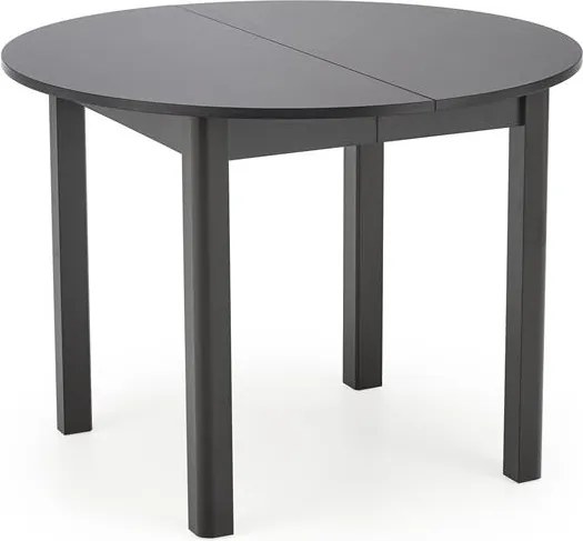 Rozkladací jedálenský stôl 102-142 cm Ralllon (čierna) (pre 4 6 osôb). Vlastná spoľahlivá doprava až k Vám domov. 1049299